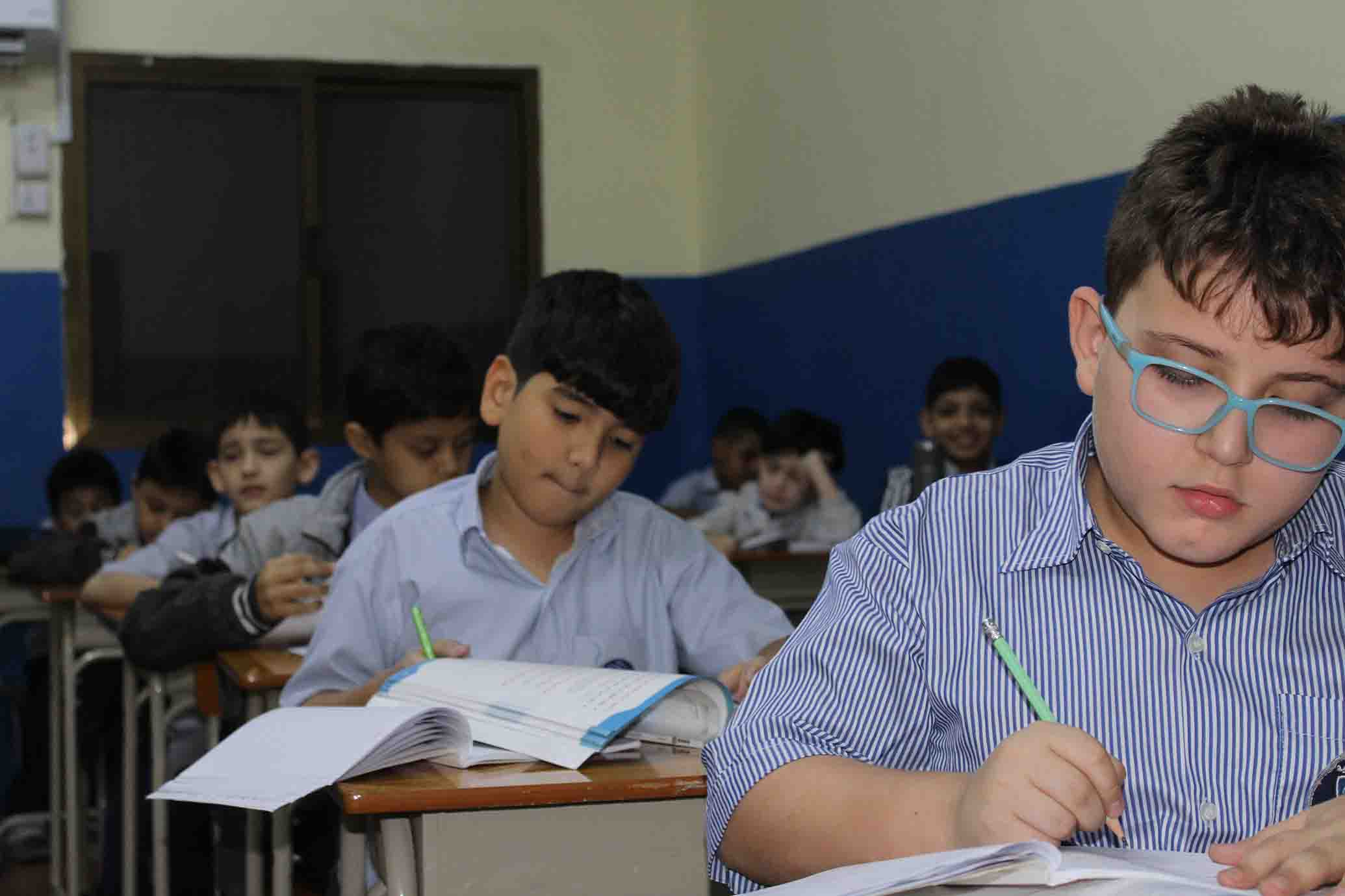 Students in a classroom during a lecture